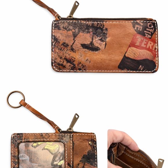 Patricia Nash Multicolor Leather Wallet with Keychain - Picture 2 of 5